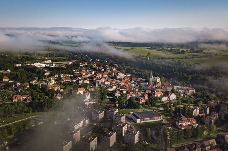 Duszniki-Zdrój — otoczenie domu seniora